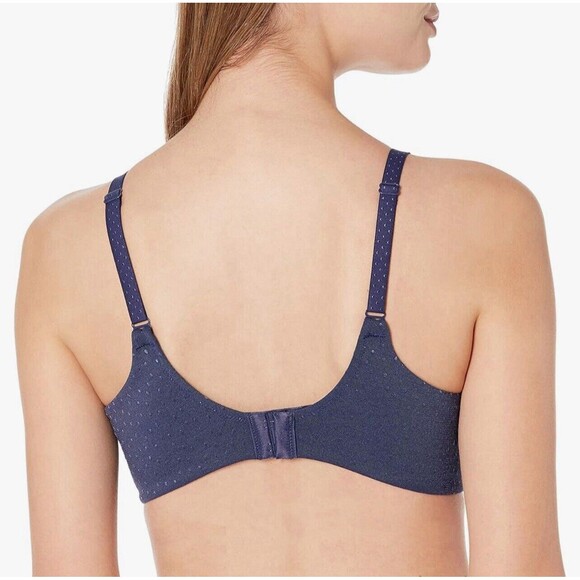 Wacoal Back Appeal Underwire Bra In Eclipse (Navy) Sz 32D New - Picture 2 of 5